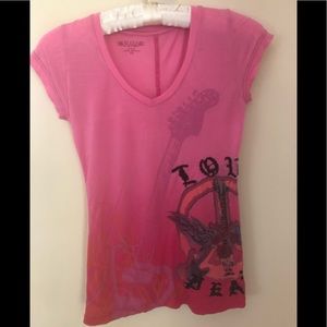 Vintage graphic women’s XS pink tee-shirt